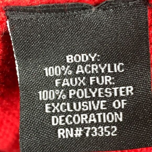 -6. 33 Degrees Women's Purr...fect Christmas Cat Pullover Sweater Red Size XXL - Picture 7 of 7